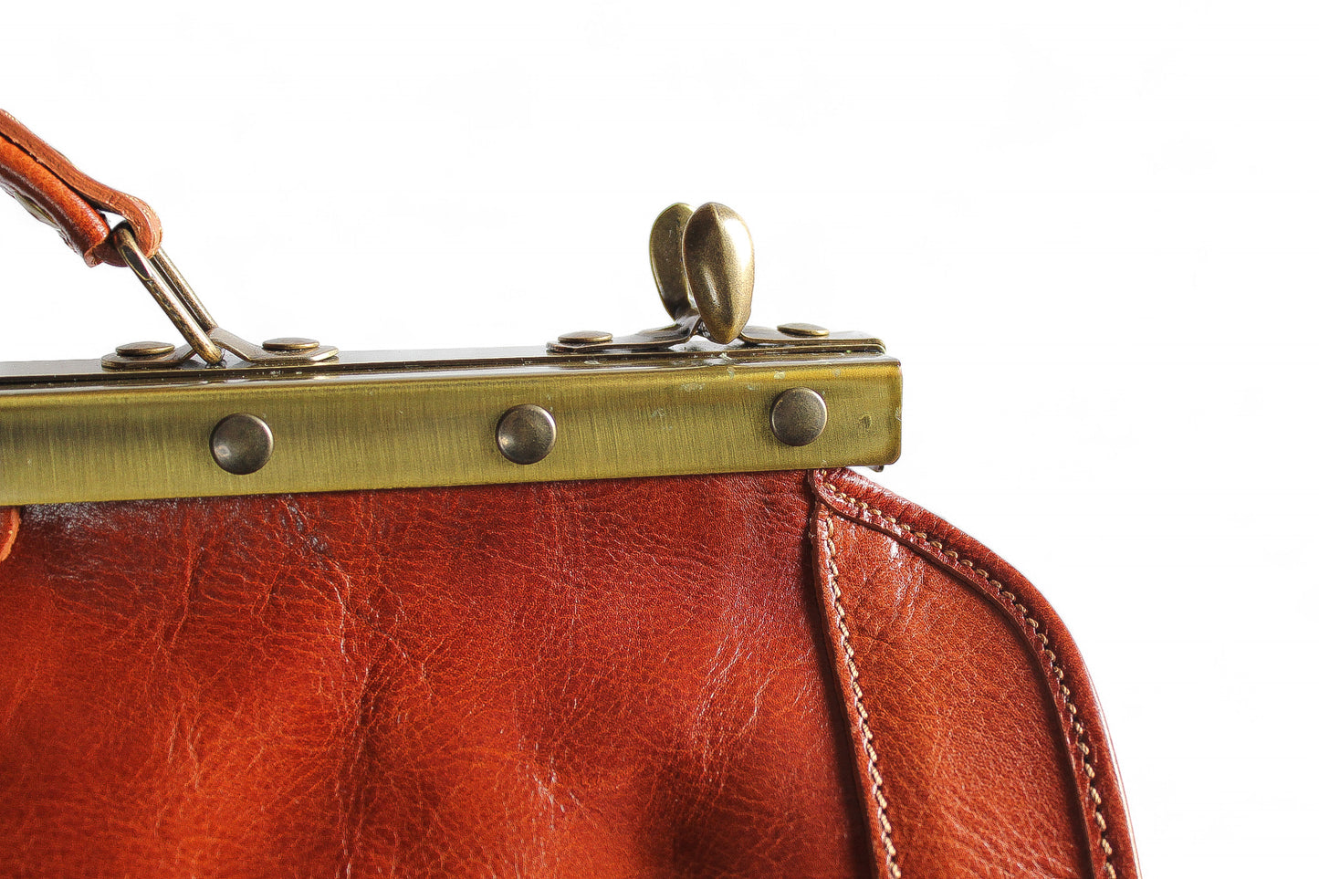 VITA - Torba lekarska ze skóry naturalnej made in italy (duża)