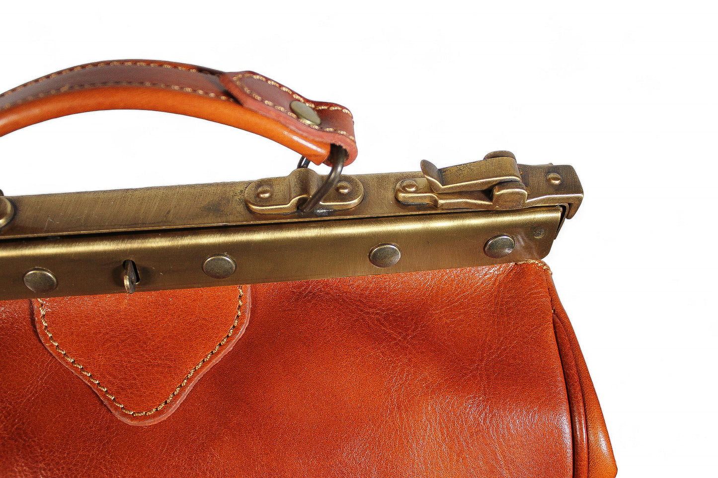 VITA - Torba lekarska ze skóry naturalnej made in italy (duża)