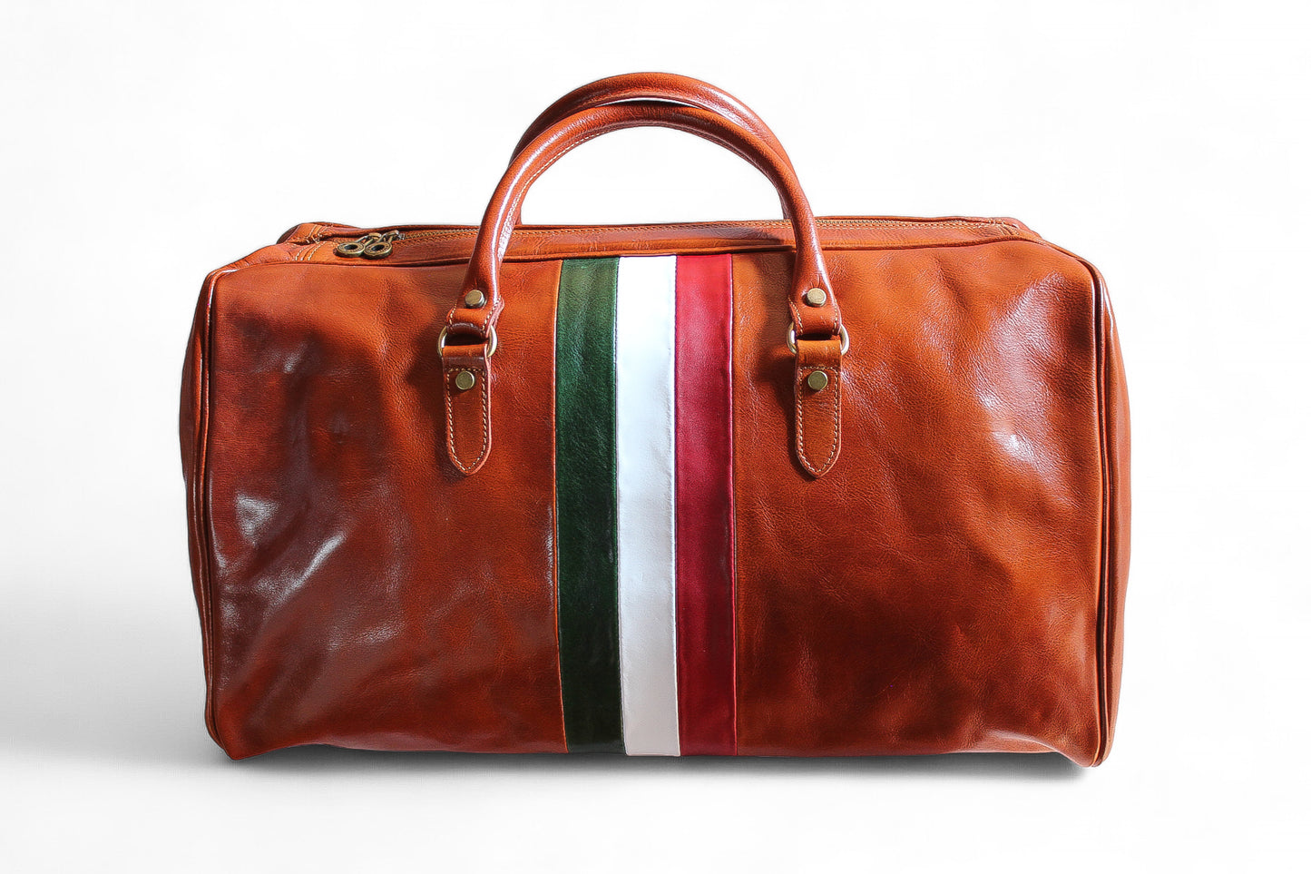 ITALIA - Torba podróżna skórzana męska klasyczna made in italy